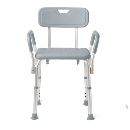 Medline Shower Chair with Arms and Back