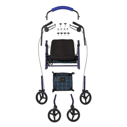 Medline Basic Steel Rollators