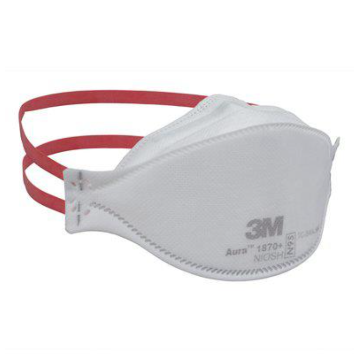 3M Aura N95 Healthcare Particulate Respirator/Surgical Mask 1870+ - 20 Count