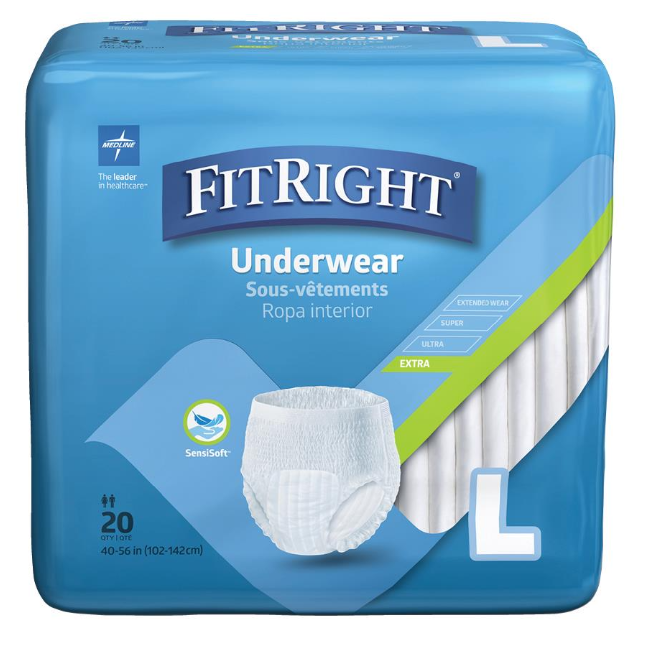 FitRight Extra Adult Incontinence Underwear - 20 count