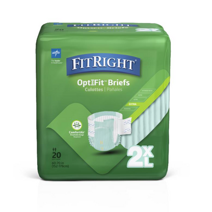 FitRight Extra Incontinence Briefs - 20 Count