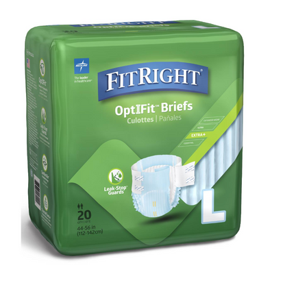 FitRight Plus Incontinence Briefs - 20 Count