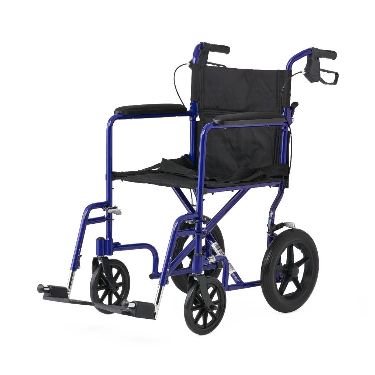 Basic Aluminum Transport Chair with 12" Wheels