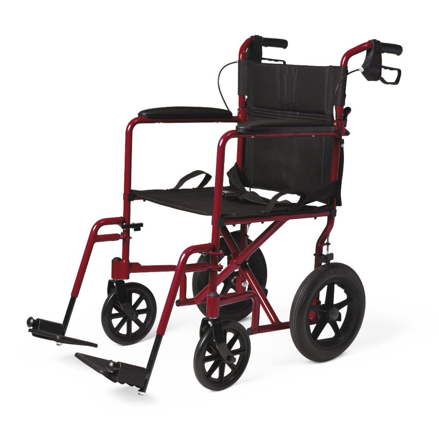 Basic Aluminum Transport Chair with 12" Wheels