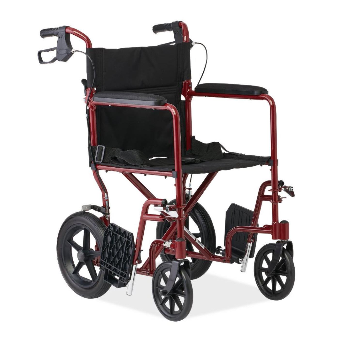 Basic Aluminum Transport Chair with 12" Wheels