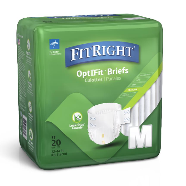 FitRight Plus Incontinence Briefs - 20 Count