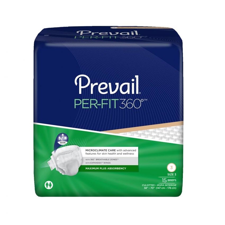 Prevail Per-Fit 360 Adult Incontinence Briefs